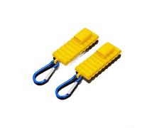 Wusvive Striscia flessibile in PVC con 22 scomparti per attrezzi | Contiene saldamente 22 punte, materiale flessibile in PVC, include moschettone, dimensioni compatte 90 mm, giallo, rosso