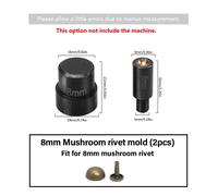 WUTA Pressa Manuale Bottoni a Pressione Occhielli Rivetti Kit DIY