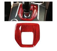 WUTBHGQXWIP Compatibile con Alfa Romeo Giulia 2017-2019 Copertura del pannello del cambio della console centrale dell'auto in vera fibra di carbonio(Style D)