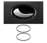 WUTBHGQXWIP Fibra di Carbonio Morbida Reale Compatibile con Mercedes SLK R171 2004 2005 2006 2007 2008 2009 2010 Adesivo for Maniglia Interna della portiera dell'auto(Black LHD RHD)