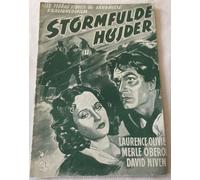 Wuthering Heights Laurence Olivier Merle Oberon Niven 1939 programma cinemato...