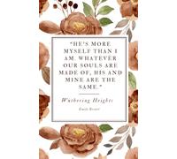 Wuthering Heights Quote Lined Notebook