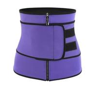 WUTIANBAO Fascia Lombare Supporto Schiena Shapewear Compression Invisible Body Shaper Corsetto Da Allenamento Per Il Controllo Della Pancia Fascia Antisudore Fascia Schiena Lombare(Purple,S)