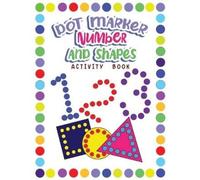 Wutigerr Dot Markers Activity Book Numbers and Shapes (Tascabile)