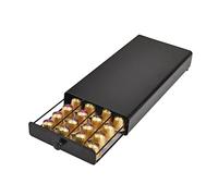 Wuudi Cassetti per Capsule Compatibile per Capsule Nespresso Cassetto di stoccaggio Capsule per caffè Capsule Supporto di Metallo per 40 pz