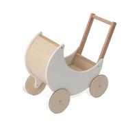 wuuhoo® I Girello Lou in Legno Bianco con Ruote gommate e Supporto I Girello per Bambine e Bambini dai 12 Mesi I Giocattoli per Neonati e Bambini