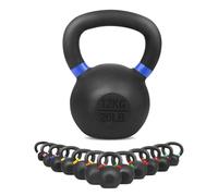 wuuhoo® kettlebell Rocky in ghisa solida 4kg-28kg, kettlebell in ghisa, verniciato a polvere estremamente resistente e durevole, bilanciere Swing per la palestra di casa tua.