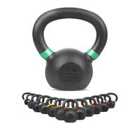 wuuhoo® kettlebell Rocky in ghisa solida 4kg-28kg, kettlebell in ghisa, verniciato a polvere estremamente resistente e durevole, bilanciere Swing per la palestra di casa tua.
