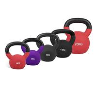 wuuhoo® Kettlebell Set Dwayne con 30kg o 58 kg,kettlebells in ghisa solida con rivestimento in neoprene, manubri oscillanti per il tuo allenamento di forza - attrezzatura per l'home fitness 58 kg
