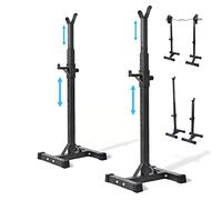 wuuhoo® Supporto per bilanciere Ramon - rastrelliera per bilancieri fino a 300kg, porta pesi regolabile in altezza, il rack per bilancieri per il tuo bilanciere con pesi - attrezzatura fitness