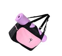 WUUISDNX Borsa sportiva per yoga alla moda Ampia applicazione per tutte le esigenze sportive Borsa sportiva per borse sportive per yoga in tessuto dall'aspetto alla moda, rosa chiaro