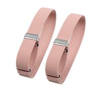 WUUISDNX Braccialetti elastici regolabili per camicie Supporti per maniche antiscivolo Professionisti di affari ed eventi o giarrettiere per camicie da braccio. Sono progettati, Rosa, 2x32cm