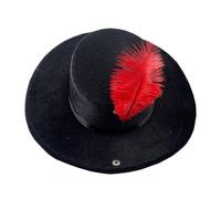 WUUISDNX Cappello Fedora per il festival, accessorio per cappello da cowboy occidentale per carnevali e feste, affidabile e leggero, cappelli da cowgirl con brillantini