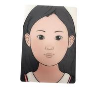 WUUISDNX La tavola di pratica Faces offre strumento di allenamento pratico per i pittori volti per sperimentare con modelli trucco colorati. Facilmente riutilizzabile e, Ragazza, 297x210mm