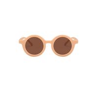 WUUISDNX Occhiali da sole rotondi per bambini Occhiali da bambino Occhiali da vista per il viso che indossano rosa, Rosa