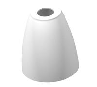 WUUISDNX Paralume raffinato, elegante coprilampada, elegante lampadario decorativo per camera da letto, soggiorno, atmosfera confortevole, paralume per lampadario, per moderno, Bianco, 40 millimetri