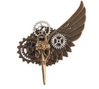 WUUISDNX Steampunk Badge Pin Gioielli Splendida spilla con ala d'angelo Regalo per gli amici che offrono pezzi unici a qualsiasi ensemble Steampunk Gear Abiti da Spille Pin Badge