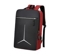 WUUISDNX Zaino per notebook con porta USB, resistente all'acqua, per viaggi, casual, all'aperto, con ampio spazio di archiviazione e custodia riflettente impermeabile per, Rosso, 45x31x14cm