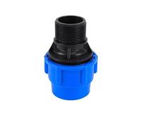 WUUKEPSG 1/2" 3/4" 1" 1.2" 1.5" Male Thread To 20/25/32/40/50Mm Pe Pipe Straight Connector Irrigation System Pe Pvc Tube Conversion Coupling/1I2 Inch * 20/ Size