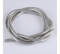 WUUKEPSG 1 Pezzo, Tubo Flessibile Filettato in Metin Acciaio Inossidabile 304 Tubo Metallico per Guaina per Cavi/Color/Id5Mm Od7Mm