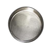 WUUKEPSG 10-200 Mesh 2-0.074Mm Aperture Lab Standard Sifters Shakers Soil Sieve Analysis Test Sieve Stainless Steel 10-20Cm/20Cm 100 Mesh