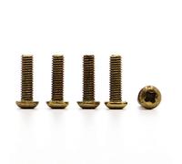 WUUKEPSG 20/50 Pezzi Viti a Testa Tonda Phillips in Rame e Ottm2 M2.5 M3/M4 M5 M6 Gb818, Lunghezza 4/5 Mm/4Mm/M3 20Pcs