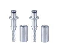 WUUKEPSG 2Pc High Pressure Washer Hose Fitting Connector Pipe Tip Repair Connector Adaptor,For Karcher K Hose Plug Fitting With Sleeve/2 Pcs B/Size