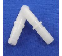 WUUKEPSG 3-14Mm Grade Barbed Pe Connectaquarium Fish Tank Air Pump Hose Joint 5-200Pcs Soft Water Pipe Equal Coupling Connector/6Mm Pe/5Pcs
