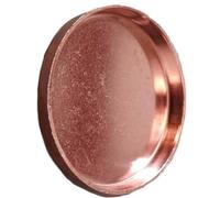 WUUKEPSG 9.52-50.8Mm Copper End Cap Seal Plug Welding Pipe Fitting Connector For Air Conditioning Refrigeration/25.4Mm