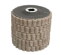 WUUKEPSG Disco Lamellare per Lucidatura in Fibra Di Nylon da 4"/4,5"/125", Grana 180 per Smerigliatrice Angolare./5Pc Grit 120-01/125 * 22Mm