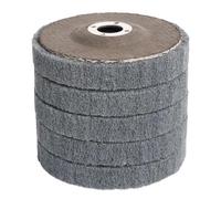 WUUKEPSG Disco Lamellare per Lucidatura in Fibra Di Nylon da 4"/4,5"/125", Grana 180 per Smerigliatrice Angolare./5Pc Grit 800/100 * 16Mm