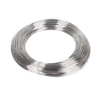 WUUKEPSG Filo Di Ferro Dolce/Duro in Acciaio Inox 304 da 0,1/0,2/0,3/0,5/0,6 Mm, Filo Tondo in Seta Lucida, 1 Pezzo/0.5Mm-Hard/20 Meters
