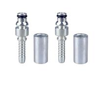 WUUKEPSG High Pressure Washer Hose Fitting Connector Pipe Tip Repair Connector Adaptor 2Pc For Karcher K Hose Plug Fitting With Sleeve/2 Pcs C