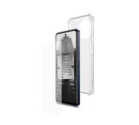 WUUM S PRO PROTECTION PACK - Cover in silicone trasparente + vetro temperato S PRO con angoli rinforzati, extra resistente e leggera