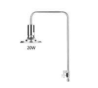 WUURAA 220V 20W / 40W Acquario LED Luce Acquatica Acqua Erba Lampada Crescita Piante per Tartaruga Rettile Illuminazione Clip-on Pesci per Acquario Acquario Acquario LED Luce