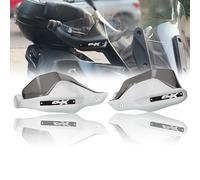 WUURAA C400X Moto C400X Paramani Mano Guardie Leve Freno Frizione Protezione Scudo Parabrezza per BMW C400X 2019 2020 2021 2022 2023 Protezione (Color : White And Gray)