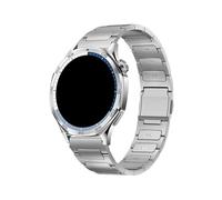 WUURAA Cinturino in titanio da 22mm for Huawei Watch 5 GT6 GT5 Pro 46mm Bracciale da lavoro for Huawei Ultimate/GT6Pro Cinturino in metallo sostitutivo(Silver,For GT5 Pro 46mm)