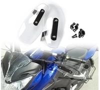 WUURAA Moto per H&Onda Zoomer Sh 300 Sh 125 Dio Af18 Xr400 Lead Cbr600f4i Paramani Scudo Guardie Parabrezza Protezione dal Vento A Mano Protezione (Color : Clear with Adapter)