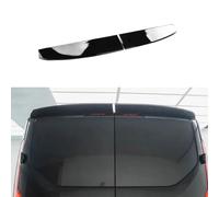 WUURAA Spoiler Posteriore sul Tetto da 2 Pezzi per Ford Transit Custom Mk8 2012-2022 Double Door, Labbro dell'ala Posteriore in ABS Effetto Fibra di Carbonio Nero Lucido