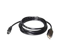 WUUXLIZMX Convertitore da USB a seriale ADATTATORE DA USB A MINI DIN 6PIN CONVERTITORE RS232 COMUNICAZIONE SERIALE for MD1200 MD3200 SC200 DS3512 EXP3500 SOTTOSISTEMA DI ARCHIVIAZIONE(1.8m)