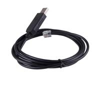 WUUXLIZMX Convertitore da USB a seriale Convertitore seriale adattatore FTDI USB RS232 4P4C RJ9 6FT 16.4FT for IEQ30pro ZEQ25 CEM60 Smarteq Pro(5m,Black)