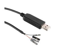 WUUXLIZMX Convertitore da USB a seriale FT232RL USB TTL 3.3v Livello 0.1" Passo (2.54mm) Cavo TTL UART TTL-232R-RPI terminato a 4 vie