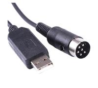 WUUXLIZMX Convertitore da USB a seriale FTDI FT232RL Cavo di programmazione adattatore convertitore seriale USB 6Din RS232 for radio TS-450S TS690 TS 790 ID-150