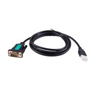 WUUXLIZMX Convertitore da USB a seriale Porta COM da USB a RS232 PDA seriale 9 Cavo adattatore DB9 Pin Prolific pl2303 FTDI for Windows 10 7 8.1 XP Vista Mac OS USB RS232 COM(PL2303 Chip inside)