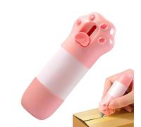 Wuvfojca Cancellatore Etichette - Cutter Ergonomico con Protezione Privacy | 10ml Fluido correttore per carta termica | Fatture, pacchi, ricevute, agende, dati, documenti, scrapbooking, ufficio, casa