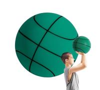 Wuvfojca Pallone da Basket Silenzioso in PU Silent Basketball, pallone da Basket in schiuma interna, rivestimento in tessuto anti-briciole disponibile in diverse dimensioni per Dribbling allenamento