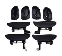 WUWMTUTCK 8 Pezzi/Set Maniglie delle Porte Interne e Esterne Sinistra Destra Adatte for Hyundai Atos 1997-2005 82650-02000 82660-02000 82660-01000 82650-01000
