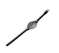 WUWMTUTCK Cinturini compatti in pelle elastici for pelle da donna adatti for cinturino Fossil Es3077 Es2830 Es3262 Es3060 Es4176 8mm(Black-Golden-K1)