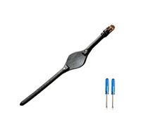 WUWMTUTCK Cinturini compatti in pelle elastici for pelle da donna adatti for cinturino Fossil Es3077 Es2830 Es3262 Es3060 Es4176 8mm(Black-Golden-K1)