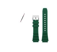 WUWMTUTCK Cinturino for orologio in gomma siliconica adatto for SEIKO NO.5 Prospex SRPD63K1 SRPD79 SRPE31 20mm 22mm cinturino da uomo nero verde rosso arancione blu(Green-S pin,22mm)